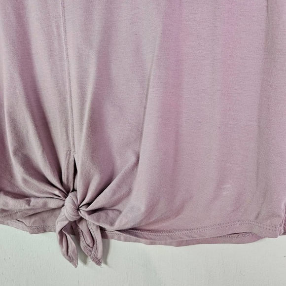 Zyia Active Front Tie Tank Top XL Lilac Purple Sleeveless Workout - Picture 4 of 8